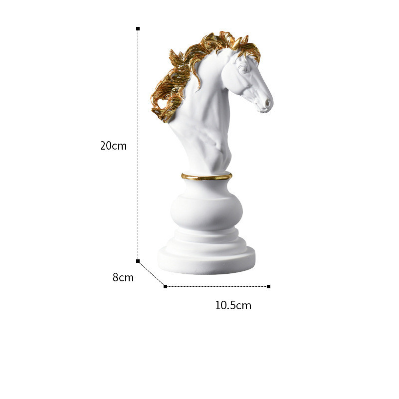Medium white warhorse