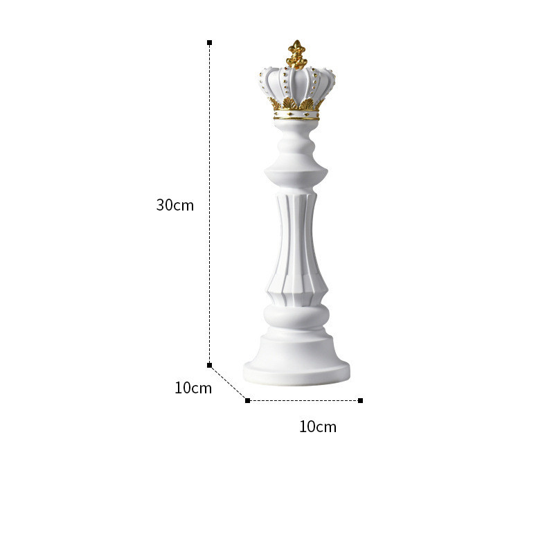 Medium white king