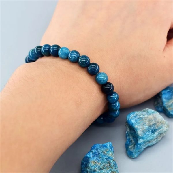 Apatite Bracelet Men's And Women's Same Plain Color Matching Clothing Handmade Beaded
