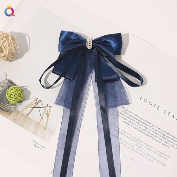 Ancient Style Han Chinese Clothing Extra Long Hair Band Ribbon Bowknot Super Fairy Tassel Hairpin Headdress Handmade Hair Accessories
