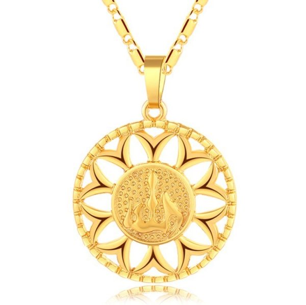 Fashion Sunflower Necklace Jewelry For Men And Women