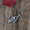 925 Sterling Silver Angel Necklace For Women And  Men Silver Retro Chain Necklace
