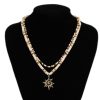 Fashion Coconut Shell Rice-shaped Beads Stringed Beads Necklace For Men