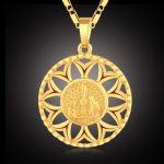 Fashion Sunflower Necklace Jewelry For Men And Women