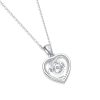 26be735e-5f2a-4cd8-9413-1612ac38001b.jpg With You In My Heart - A Fashionable And Trendy Necklace Pendant Set With Top-quality Moissanite S925, Silver And Platinum-plated, Can Be Tested With A Diamond Pen