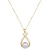 2a04a8fc-2d5e-4571-87f6-9e1dce8022ec.jpg Womens Light-Luxury Cross-Design Diamond-Encrusted Pearl Necklace Set