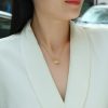 4a9a743a-0a75-45a3-a266-2b9d2716f17c.jpg Snake Knot - A Fashionable And Trendy Necklace Pendant Set With Top-quality Moissanite S925 In Silver And Gold-plated. It Can Be Tested With A Diamond Pen