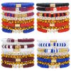 69378b34-1ba8-406e-ae61-ef6b6a799568.jpg Super Bowl Rugby Game Day Polymer Multi-layer Twin Polymer Clay Bracelet Suit
