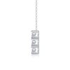 6c6344af-e7cf-42d6-9e66-7e75a6d464e7.jpg One-character Circle - A Fashionable And Light Luxury Jewelry Pendant Necklace Set With Top-quality Moissanite, S925 Silver Plated Platinum