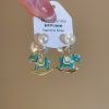 Little Horse Pearl Drop Earrings With Silver Post