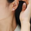 aecf077f-9ebb-4c0c-8628-e1d8eea2c3ac.jpg Sweetheart French - Earrings Set With Top-quality Moissanite S925, Silver And Platinum-plated Stud Earrings, A Fashionable And Trendy Accessory That Can Be Tested With A Diamond Pen