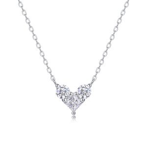 caffeec3-501b-475a-a7b0-4b9553a3f384.jpg Love In The Present - A Fashionable And Trendy Necklace Pendant Set With Top-quality Moissanite S925 Silver And Platinum Plating Can Be Tested With A Diamond Pen