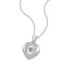 d7355f98-3968-4f1e-94e5-c96807d1d451.jpg With You In My Heart - A Fashionable And Trendy Necklace Pendant Set With Top-quality Moissanite S925, Silver And Platinum-plated, Can Be Tested With A Diamond Pen