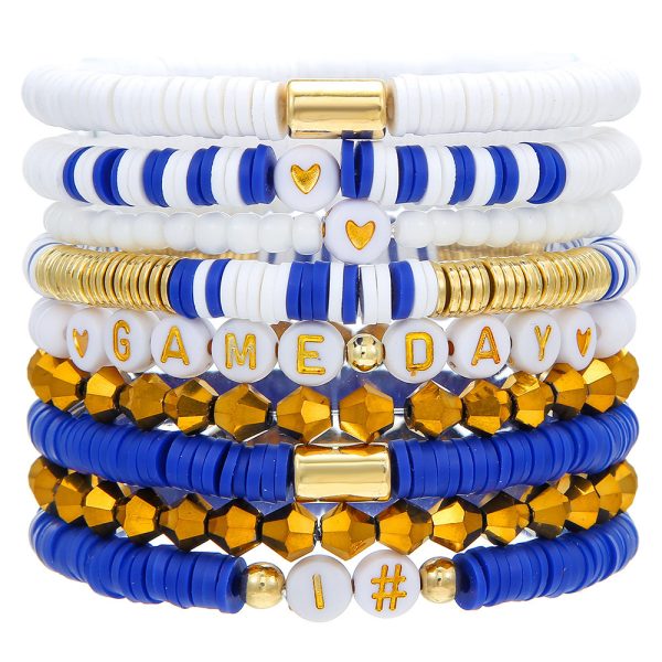 f2103b88-ec4d-45ec-9f44-5e696ca21189.jpg Super Bowl Rugby Game Day Polymer Multi-layer Twin Polymer Clay Bracelet Suit