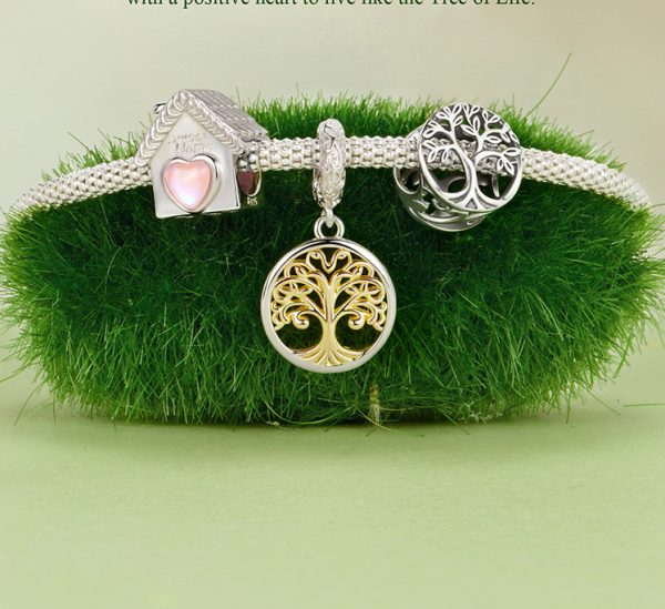 4345dbe6-747b-49de-937a-9643ecc57329.jpg Lucky Tree Pendant Parts Niche Lucky Vintage Bracelet Beaded