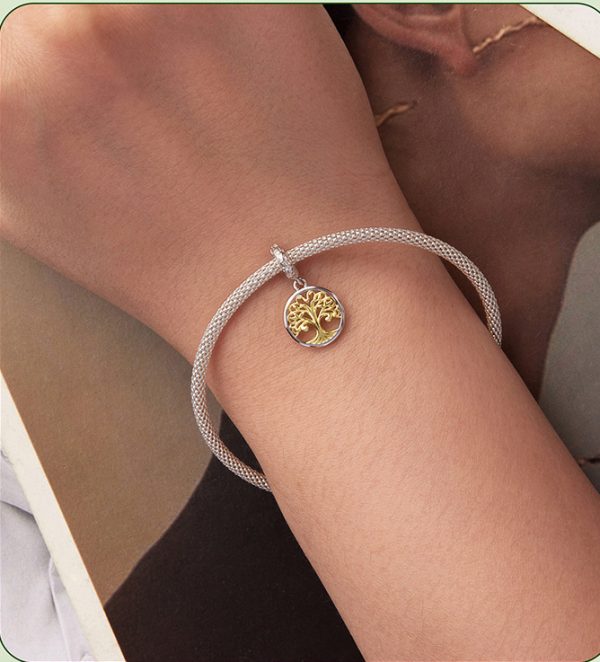 a460b65e-3861-416b-a284-afc29a525d93.jpg Lucky Tree Pendant Parts Niche Lucky Vintage Bracelet Beaded